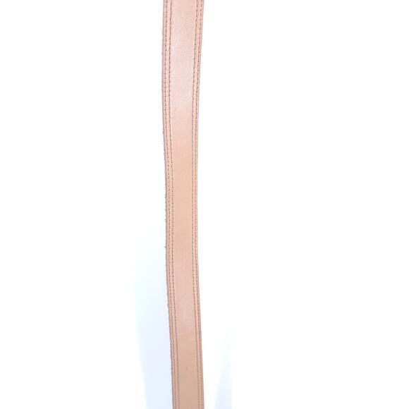 Vintage Handmade Western Removeable Aztec Buckle Blonde Leather No Markings 37" - Picture 9 of 9